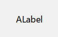 ALabel screenshot
