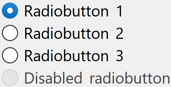 ARadioGroup screenshot